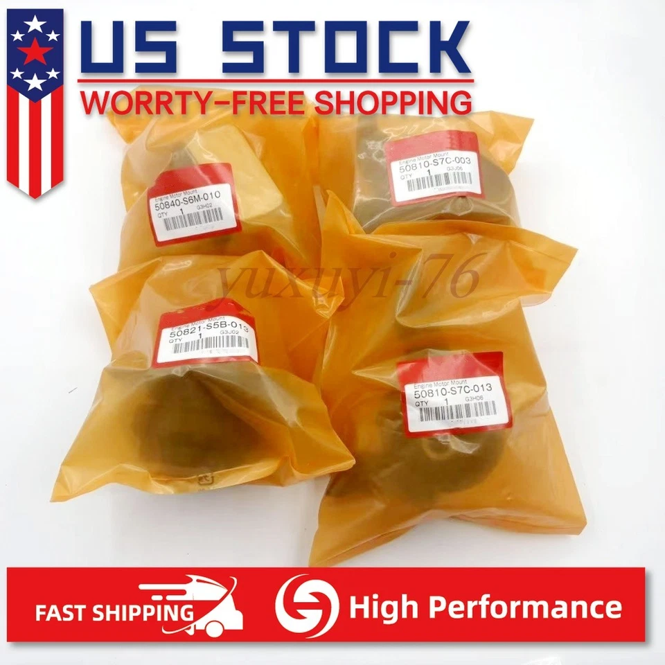 OEM 4X Engine Motor & Transmission Mount for 2002-2006 Acura RSX l4 2.0L Manual Foto 3 de 4