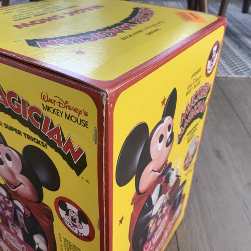 Disney Topolino Mago Magic Show nuovo con scatola vintage 1976 NUOVO - Foto 9 di 16