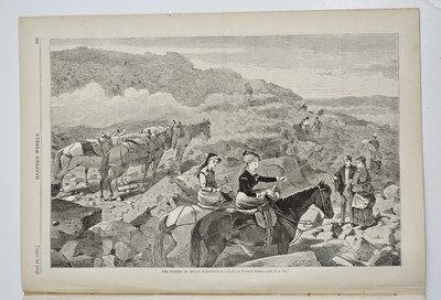 **July 1869 Harper's Weekly Full Iss. WINSLOW H. ''The Summit Of Mt. Washington.