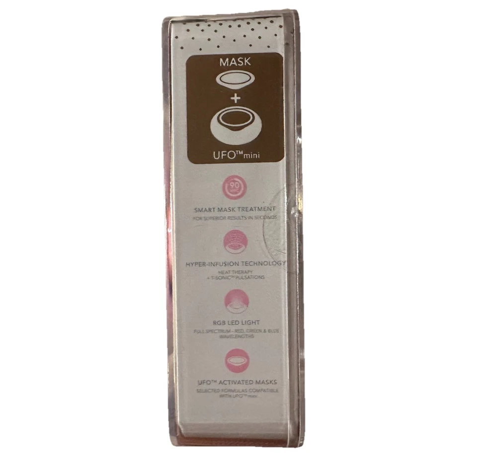 Foreo UFO Mini LED Thermo Activated Smart Face Mask Device Pearl Pink + Mask Set - Image 4 of 4