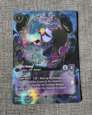 Disney Lorcana TCG Luisa Madrigal Confident Climber Enchanted Foil 227/204