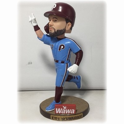 2026 KYLE SCHWARBER POWDER BLUE RETRO BOBBLE-HEAD SHOW SGA PHILLIES BOBBLE