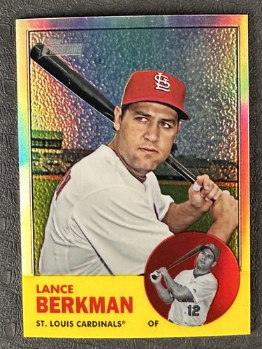 Lance Berkman [Chrome] #HP13 2012 Topps Heritage Chrome card