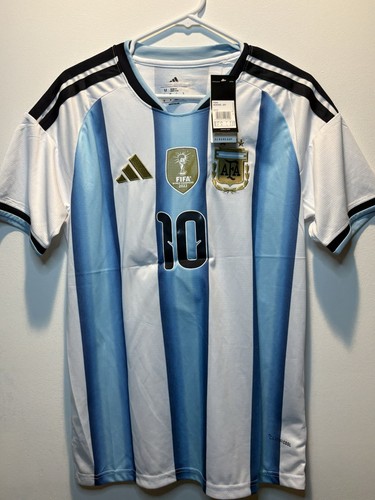 New! Lionel Messi #10 Adult Medium- adidas Argentina National Team Jersey