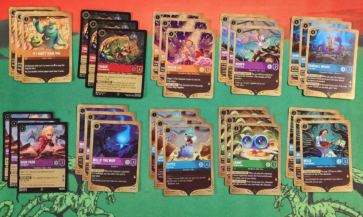 Preços baixos em Jogos de cartas colecionáveis Disney Lorcana TCG
