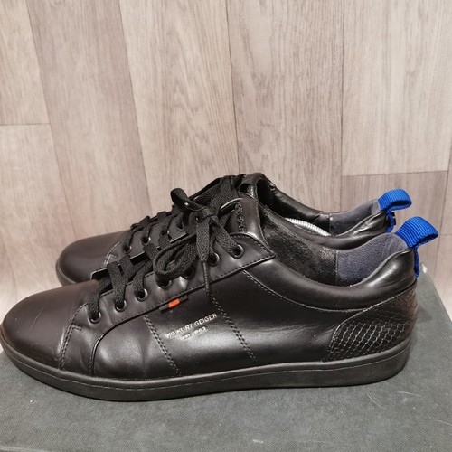 Men’s Kurt Geiger black Sneakers With Snake Skin Texture Size uk 9 eu 43 - Picture 7 of 21