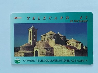Zypern - Cyprus Telecommunications Authority - 3 Pfund - Ayia Paraskevi - gebr.