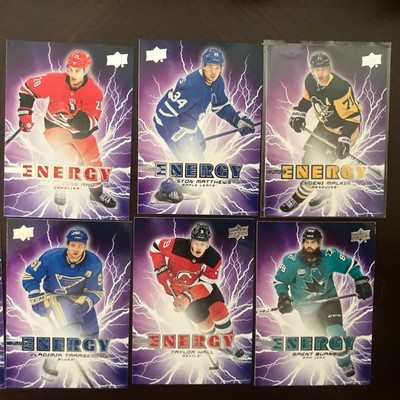 2019-20 Upper Deck Lot Of  12 PURE ENERGY HOCKEY CARDS! NO DOUBLE Matthews