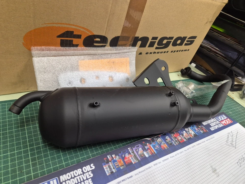 TECNIGAS SILENT PRO Scooter Exhaust - 50cc for KYMCO SUPER 9 TOP BOY - image 3 of 4