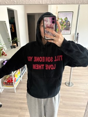 Designer × Pythia Pythia  Tell Someone You Love Them  Hoodie Size M Black