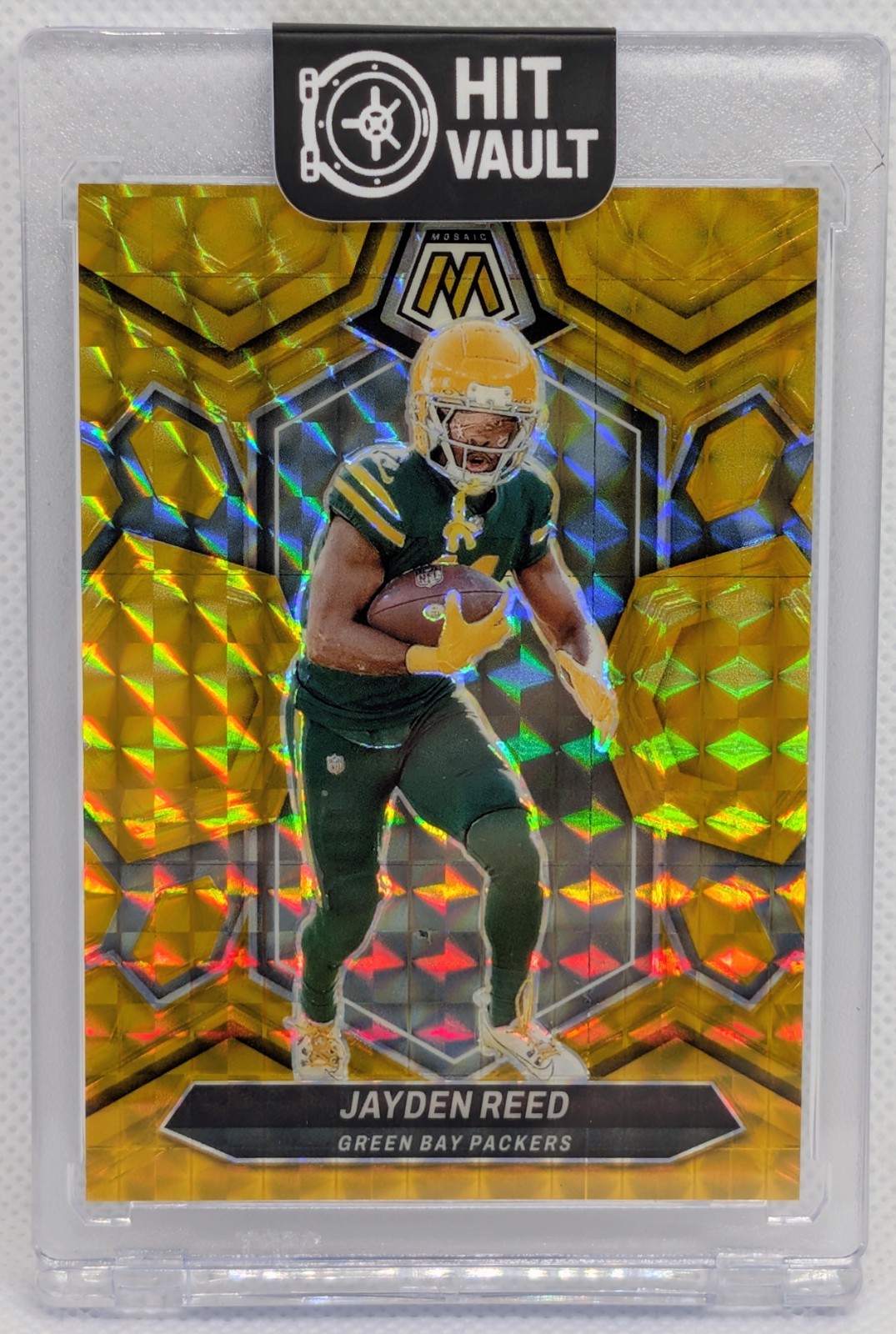 2024 Panini * JAYDEN REED - Mosaic Gold Prizm - 1/10 (first print)