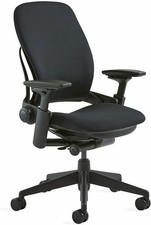 Steelcase Leap V2 Chair, Fully Loaded Black on Black- New Free Shipping
