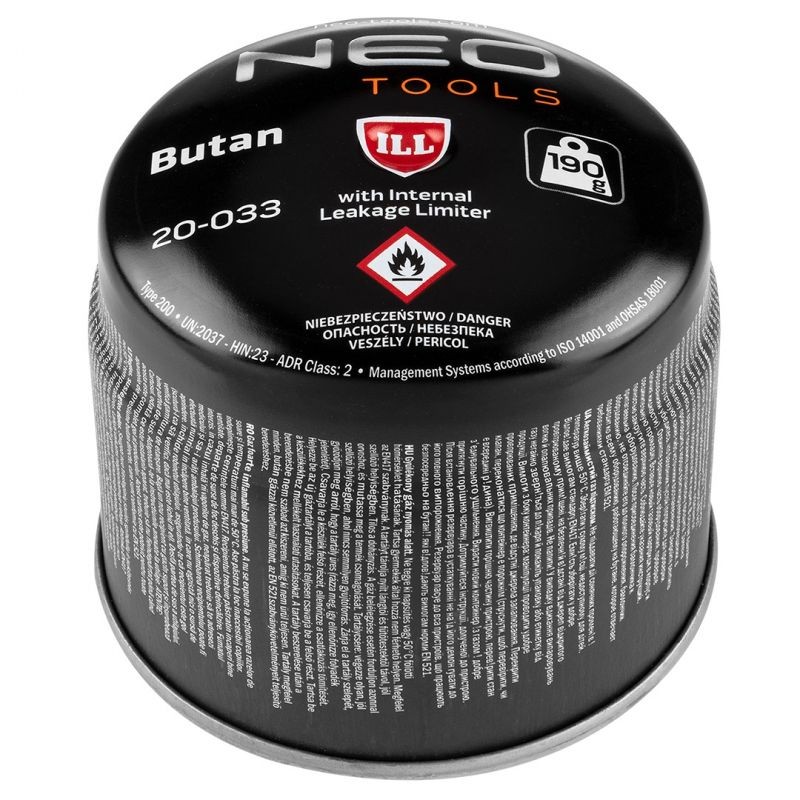 Fits TOPEX-NEO-GRAPHITE NARZ�DZIA 20-033 BUTANE GAS CARTRIDGE 190G, F ⭐UK Stock⭐