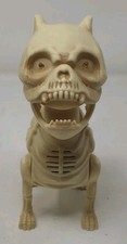 Pan Asian Barking Skeleton Dog Bright Green Eyes Light Up Battery Operated Works