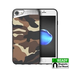 EMAX Blade Carbon Camo Hybrid For iPhone 8 Plus/7 Plus - Brown