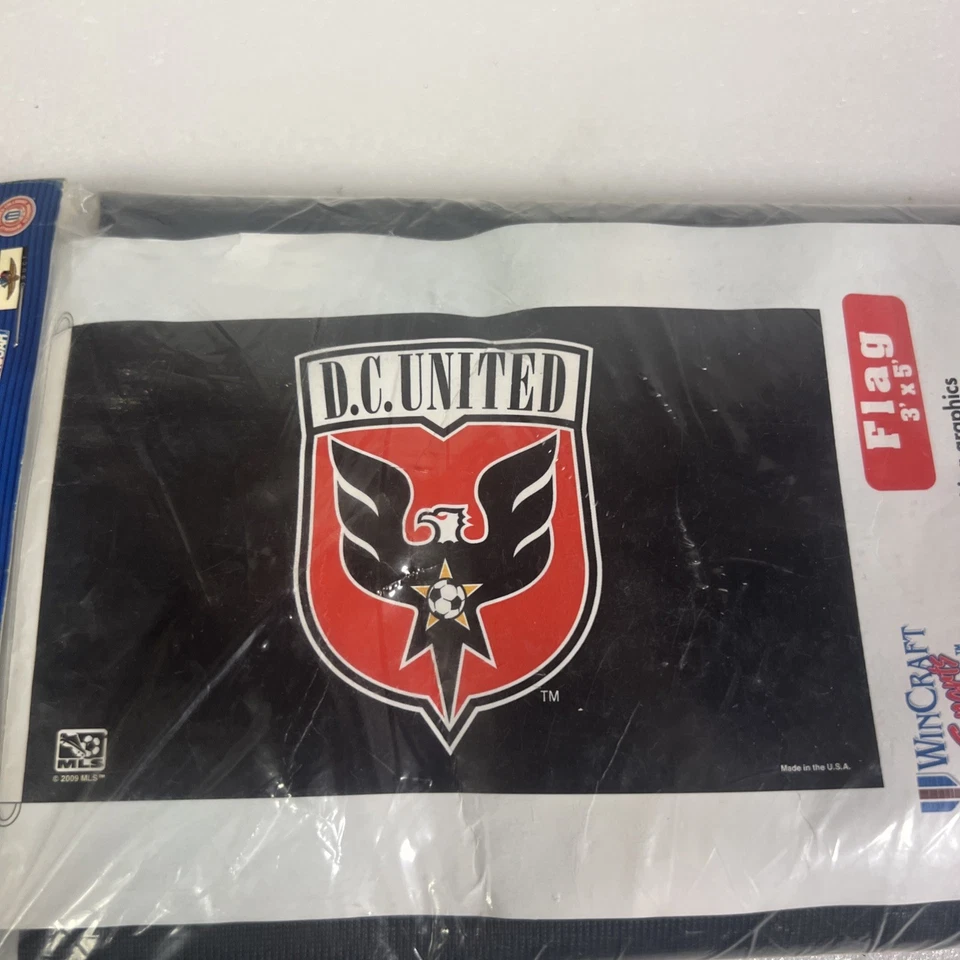 WinCraft D.C. United 3' x 5' Equipo Bandera de una cara ✅LOGO ANTIGUO✅ Foto 2 de 4