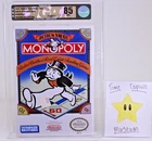 Monopoly Nintendo NES Brand New 1991 Factory Sealed H-Seam PSA CGC VGA Graded 85