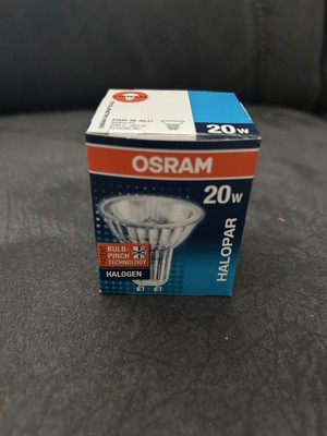 OSRAM HALOGEN HALOPAR 16 ALU 230V 20W/35W/50W GU10 FLOOD 35° HALOGENLAMPE !!!