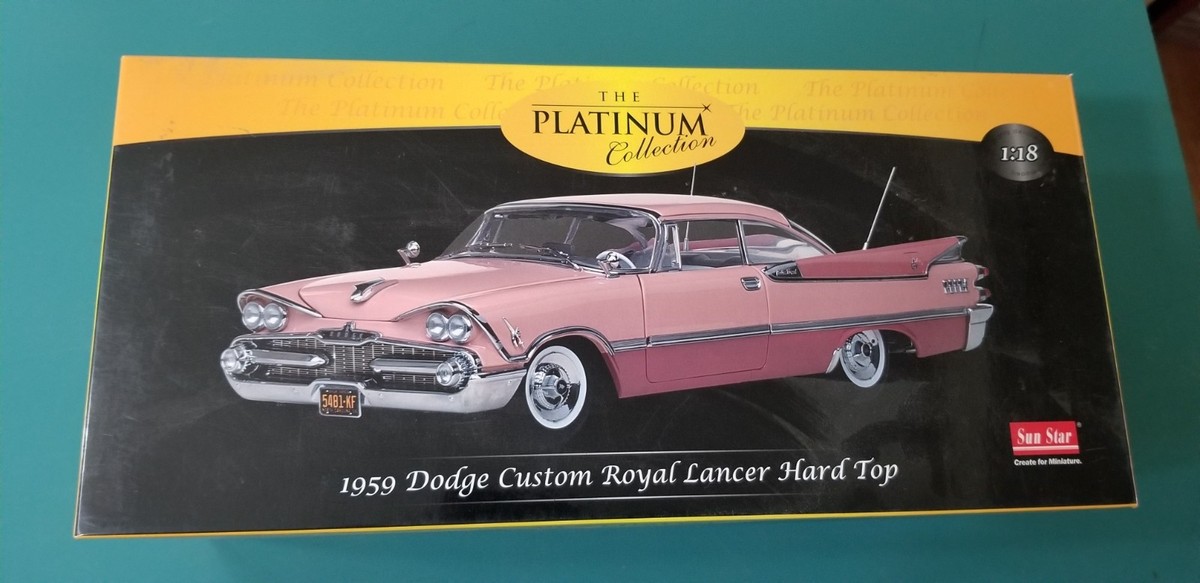 SUN STAR 1959 DODGE CUSTOM ROYAL LANCER HARDTOP 1:18 THE PLATINUM