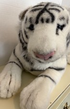 White Tiger Large Plush Stuffed Animal Scarborough Collection