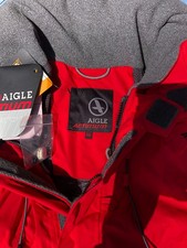 Anorak Parka Homme Aigle Rouge - Taille 3XL (XXXL) - Pour Randonnée Et Ski - Occasion TBE