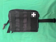 Tactical MOLLE First Aid Medical Pouch EMT Survival Kit Bag Black Military EDC