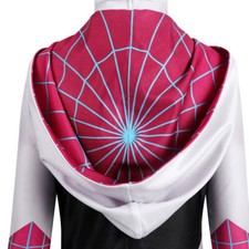 New Across The Spider-Verse Spider-Gwen Jumpsuit Cosplay Bodysuit Costume Kids