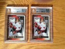 2- 1997-98 ZENITH RC VINCENT LECAVALIER ROOKIE BGS 8.5 LOT (2)