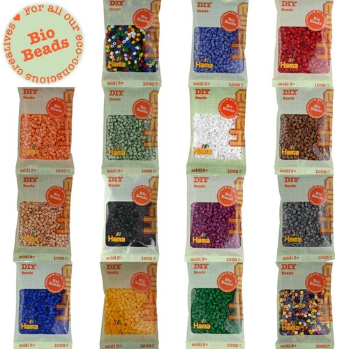 Hama Bio Beads 1000 Pack Hama Pegboards Hama Bead Packs NEW ...