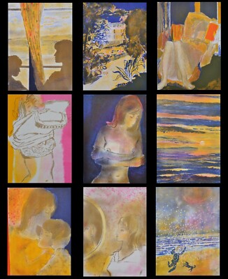 Pierre Garcia-Fons: Day without end, 9 lithographs originals, 1967, Mourlot