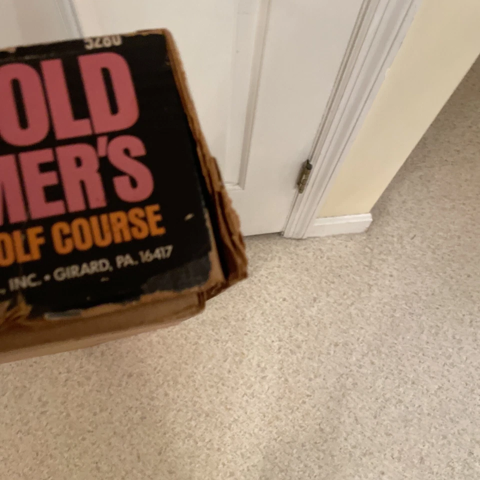 Vintage 1968 Arnold Palmer's Indoor Golf Course Game MARX 5280 Large - Image 4 of 4