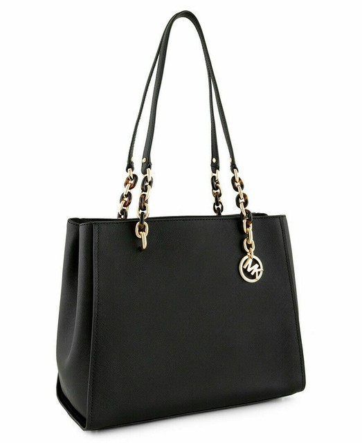 MICHAEL KORS SOFIA Grande Firma Tote Della Spalla Borsa a Tracolla Marrone  Mk EUR 150,22 - PicClick IT