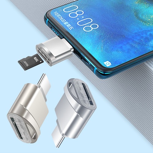 Micro SD Card Reader Adapter USB 3.1 Type C USB-C For Macbook PC Mobile OTG ACB