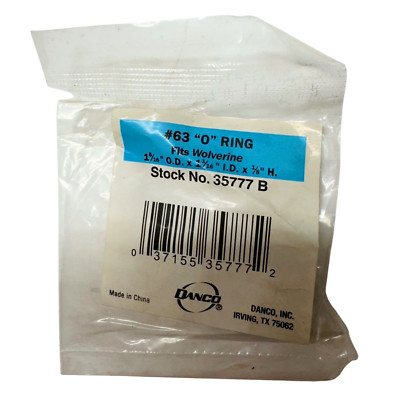 Danco 35777B O-Rings #63 fits Wolverine 1-5/16'' O.D. x 1-1/16'' I.D. x 1/8'' H