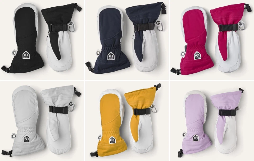 Hestra ARMY LEATHER HELI Ski Mitt (30611) - Skihandschuhe Fäustlinge für Damen