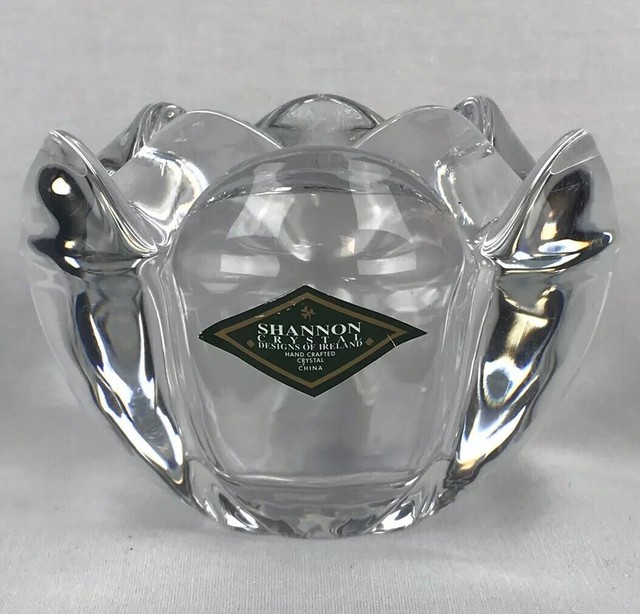 Shannon Crystal Ireland Votive Candle Holder, blossom shape eBay
