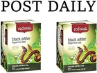 2 x 50 RED SEAL Black Adder Liquorice Unbleached Tea Bags Caffeine Free 100 tbag
