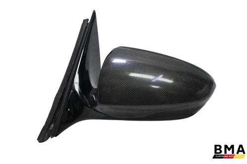 BMW M5 F10 Front Left Side View Mirror Assembly Carbon Fiber 2013 - 2016 OEM