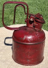 VINTAGE JUSTRITE 1 QUART EXPLOSIVE PROOF SAFETY CAN