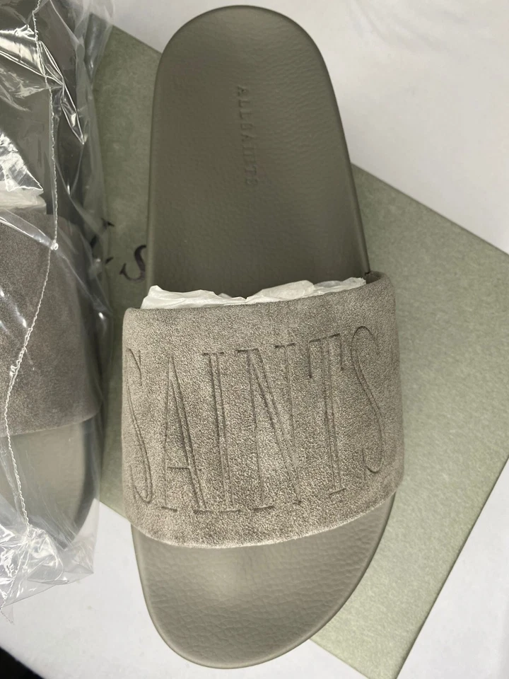 Новые без ценников женские замшевые туфли AllSaints Sunland размер США 10M (ЕС 43) (Великобритания 9) темно-серые - Изображение 2 из 4