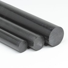 POM Rundstab &Oslash; 140mm schwarz L&auml;nge w&auml;hlbar Rundmaterial POM-C rund Kunststoff