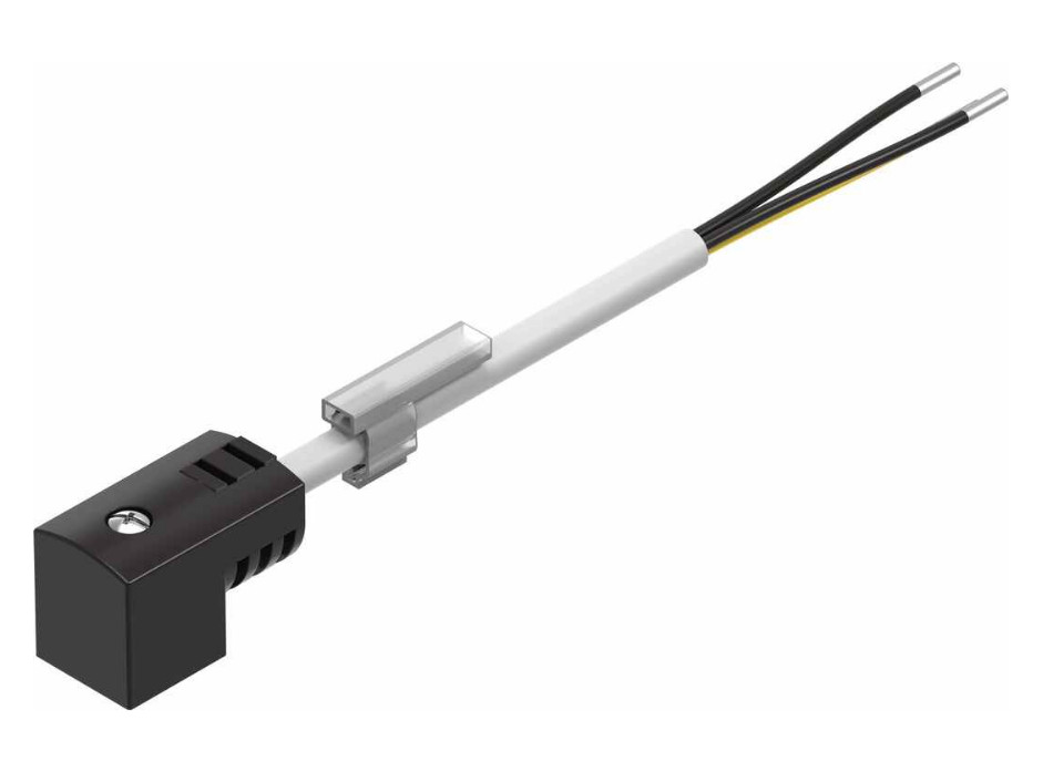 FESTO KMEB-1-24-10-LED 193457 Plug Socket With Cable New✦Kd