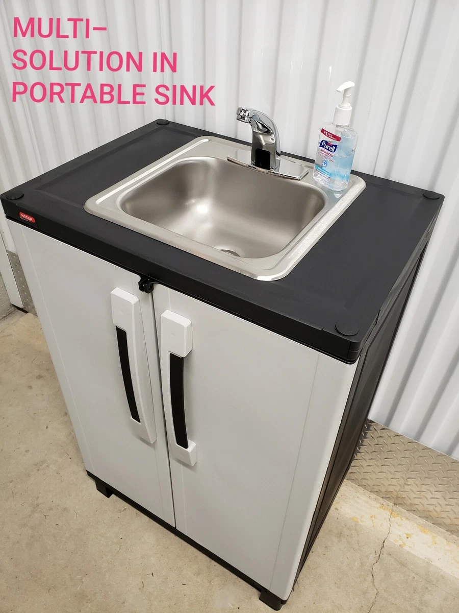 Portable sink cabinet online