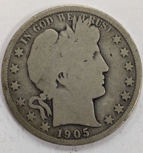 1905 O Barber Half Dollar ~ Semi Key Date Coin ~ 90% Silver ~ #351