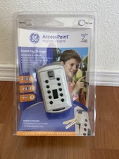 GE Access Point Push Button Wall Mounted Key Storage Safe Keysafe Grey Original