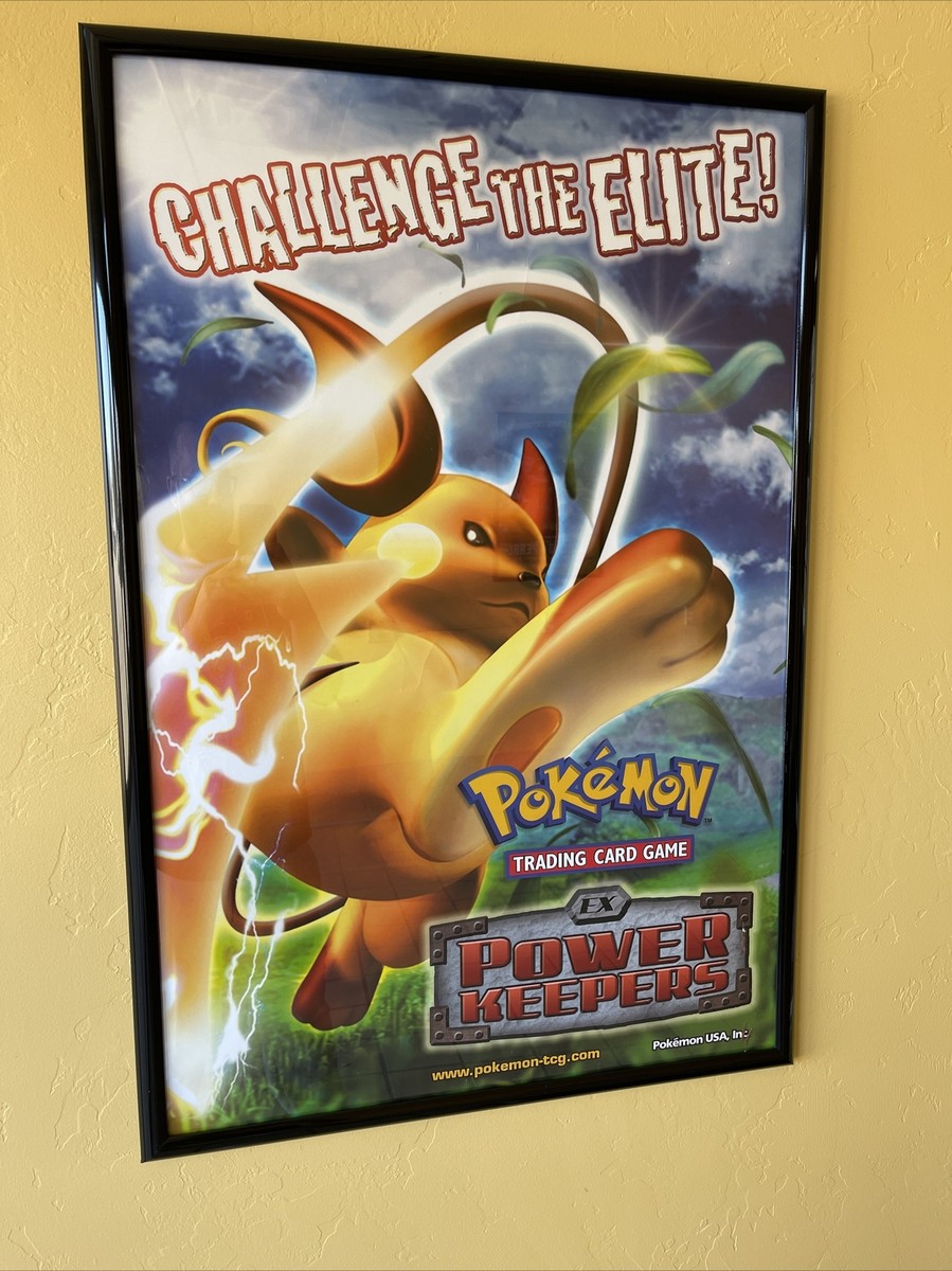 pokemon ex power keepers card list Pokémon Promotional Poster EX Power Keepers Raichu Trading Card Game