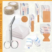 First Aid Refill Band-Aid Travel Ready Portable Emergency Minor WoundCare Supply