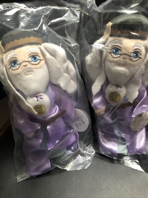 2 Harry Potter Spell Casting Wizards Plush W/Sound Effects 9  Albus Dumbledore