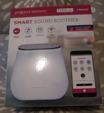 PROJECT NURSERY Smart Sound Soother w/ Multi-color Nightlight PNA201EFCAW04 -NIB