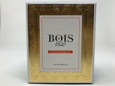 New in Box Bois 1920 Vetiver Ambrato 3.4 oz / 100 ml Eau de Toilette